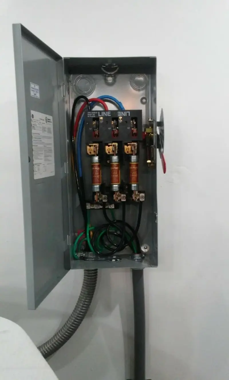 Three-phase disconnect switch installed for Electrical Wiring & Rewiring in Pocatello